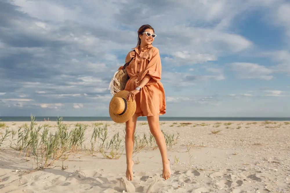 Fashionable Beachwear Lifestyle untuk OOTD di Pantai Belitung